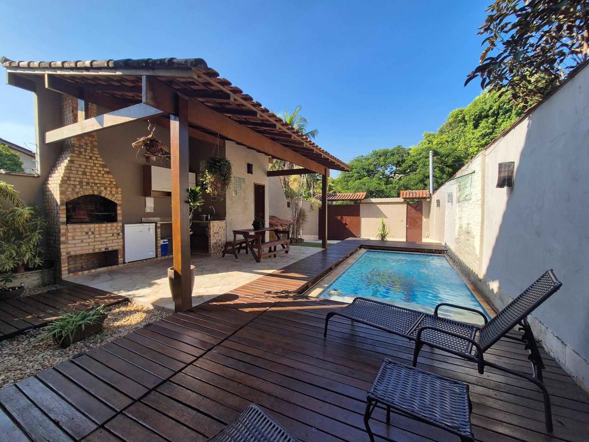 Casa Alecrim Piscina Privativa Com Dec Movel Ideal Criancas *